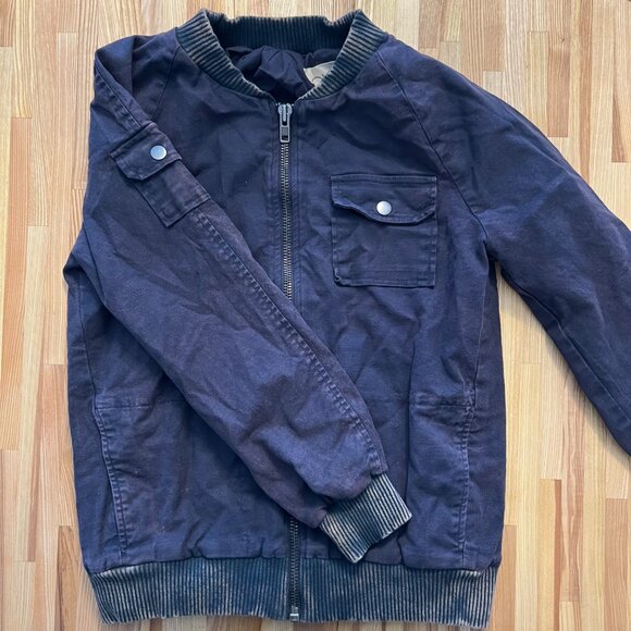 Chaser | Denim Bomber Jacket | Blueberry Vintage Wash | M | NWT - Picture 4 of 10